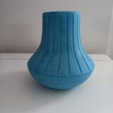 Vase bleu turquoise en terre cuite