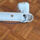 Wall lamp bar three spots vintage style Lita white beige 70s