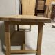 Large solid wood farmhouse table – country style