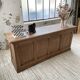 2m pine counter or central island with storage