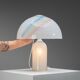 Doria table lamp in bubble glass with rainbow coloured details