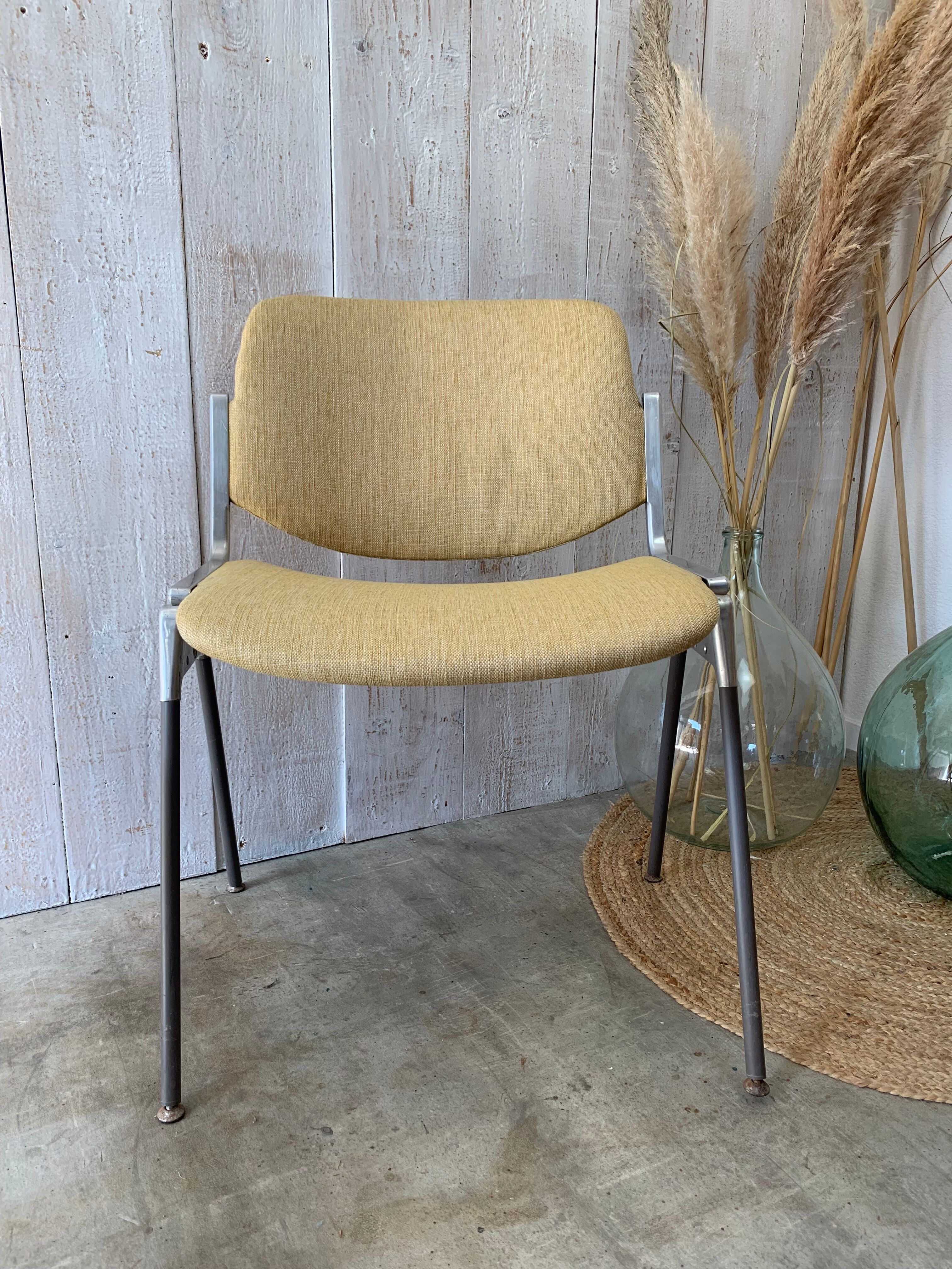 Pair of yellow Castelli chairs