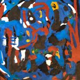 Abstrait bleu