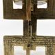Brutalist candlestick • Austria • Brass • 1970