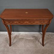Mahogany Game Console Table – 1920