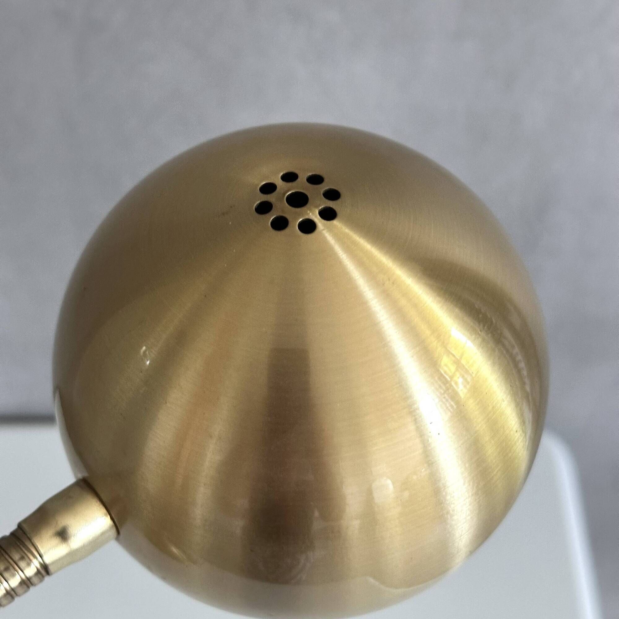 Vintage Hustadt Table Lamp – Brass Globe Lamp | Reading Lamp | Spot Lamp