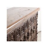 Console en bois massif sculptée