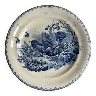 Round dish Iron earth - Birds