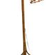 vintage Rotan vloerlamp