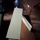 Pair tablets formica yellow vintage