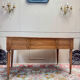 Walnut desk in Directoire style, 19th century.