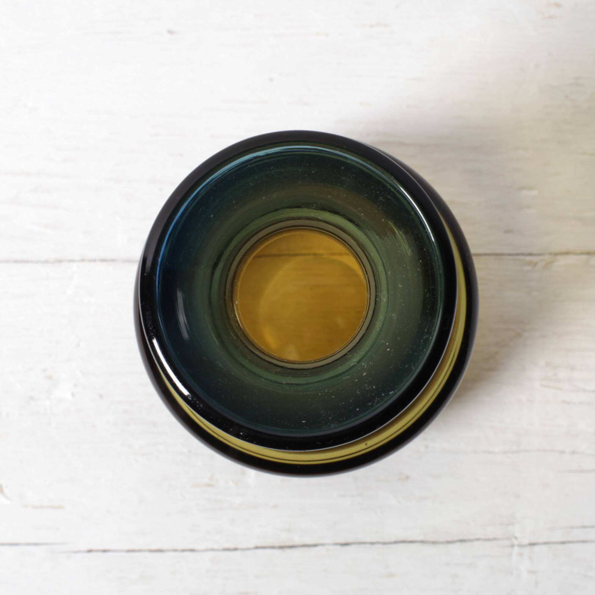 Vintage “Havana” Glass Gradient Vase by Per Lütken for Holmegaard / Denmark