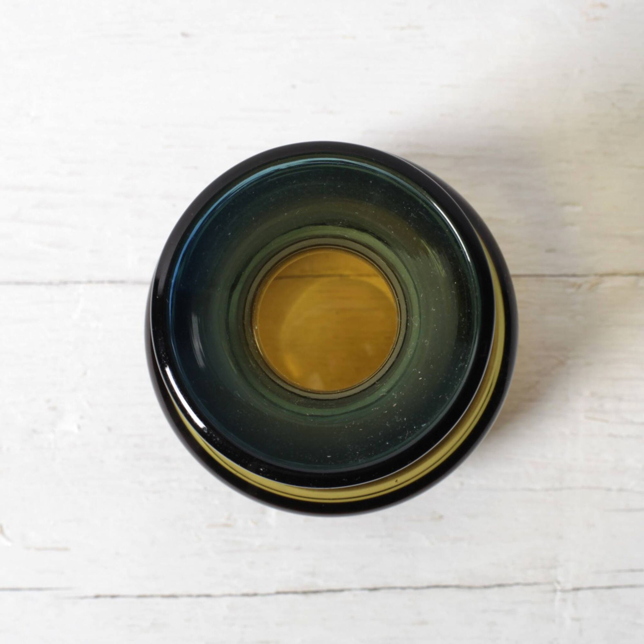 Vase en verre dégradé "Havana" vintage par Per Lütken pour Holmegaard / Danemark