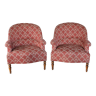 Pair of toad armchairs