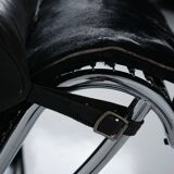 Black Fur LC4 Chaise Longue by Le Corbusier & Pierre Jeanneret for Cassina