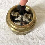 Roulette Ashtray Schleuderascher ashtray in brass