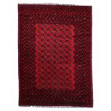 Antique Afghan Ersari handmade rug 208 x 288 cm 1920s