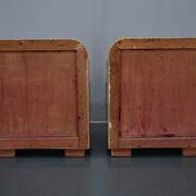 Ensemble de deux tables de chevet Art Déco Tchécoslovaquie, années 1939