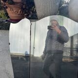 Vintage triptych dressing table mirror - Art Deco style