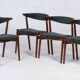 Teak armchairs, Denmark, 1960s, Set of 4