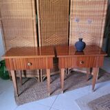 Paire de chevets 1960