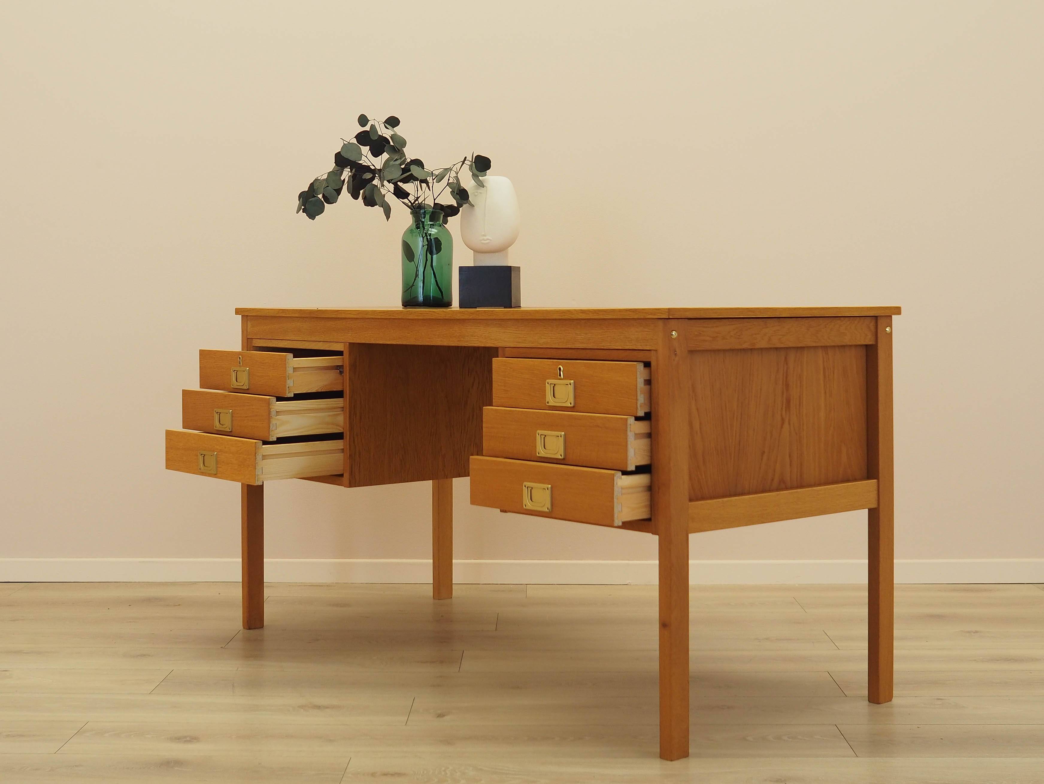 Ash desk, Danish design, 1970s, made in Denmark