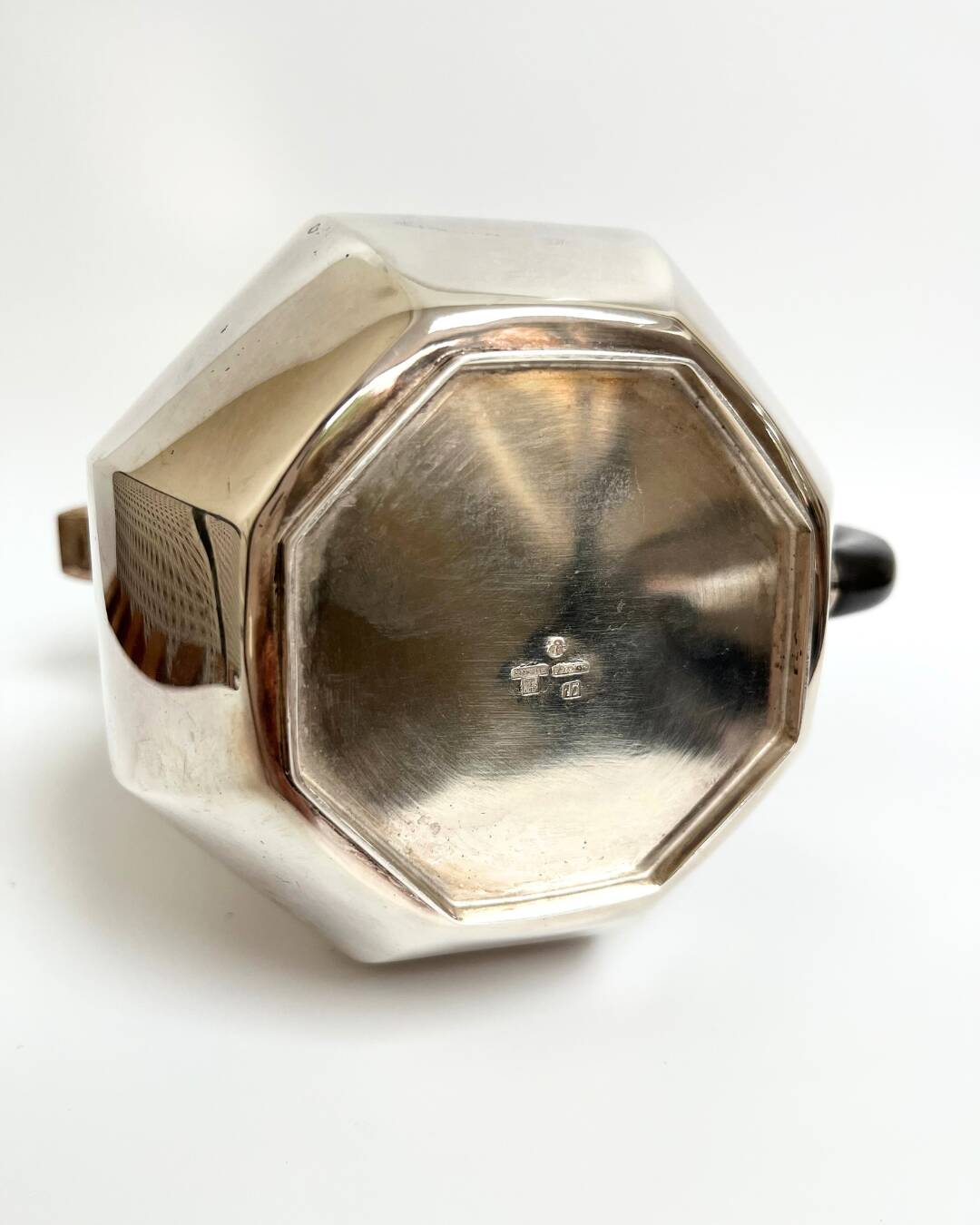 Ercuis silver-plated teapot, France 1960s