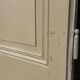 Glass communication door h221.5x90cm old 4 panes without interior glazing