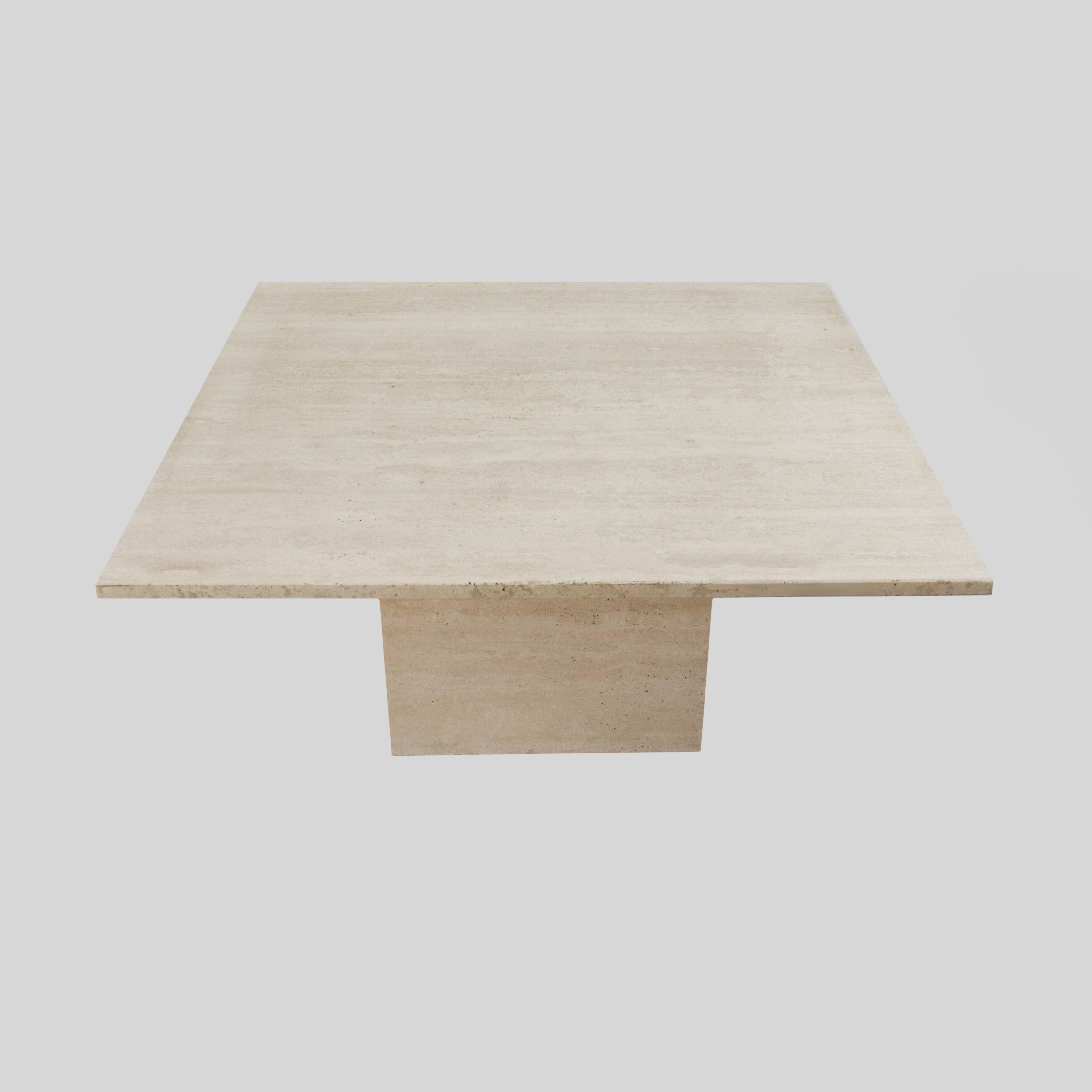 Vintage travertine coffee / side table