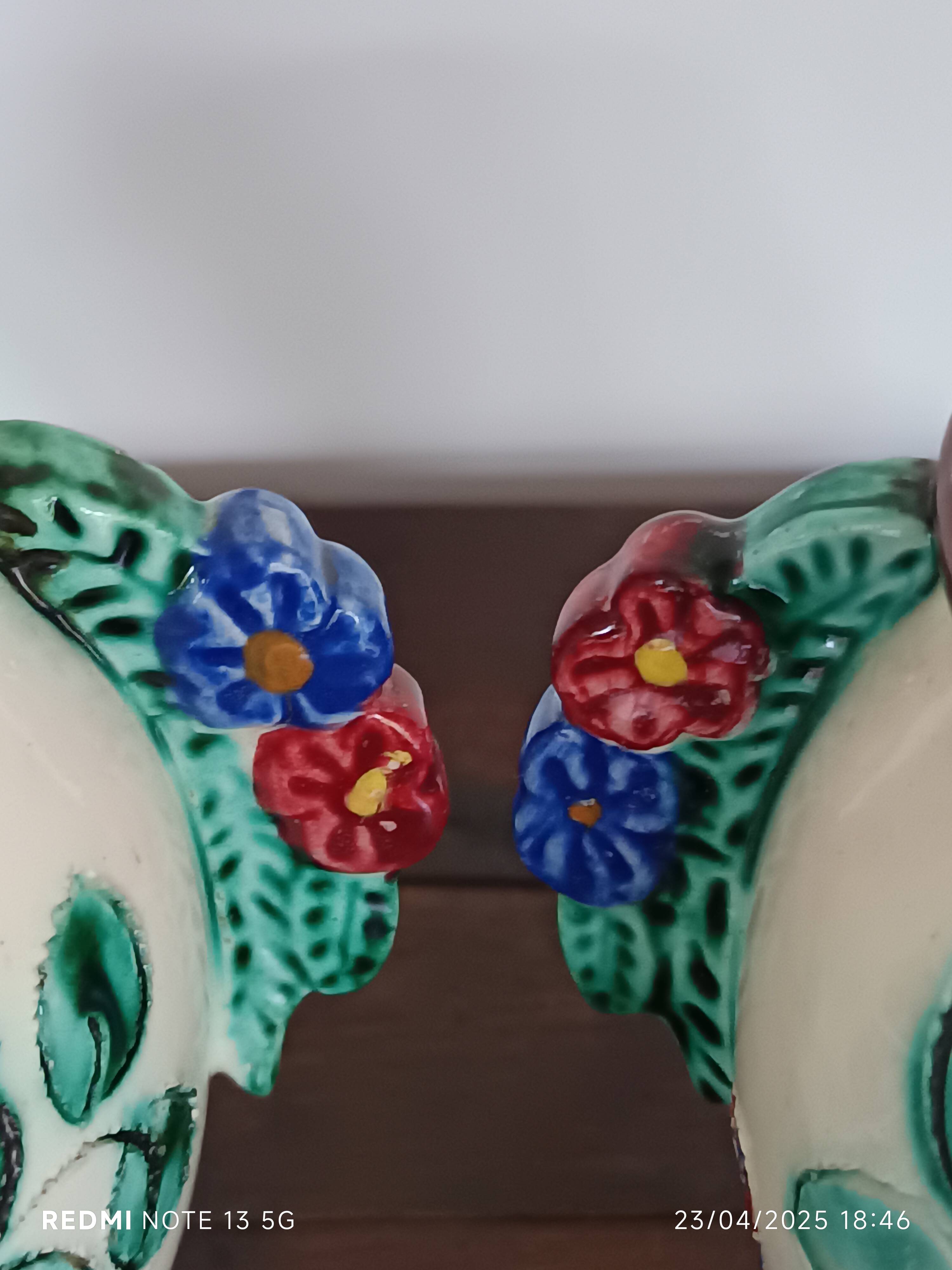 Pair of Cerart Monaco ear vases 1950/1960