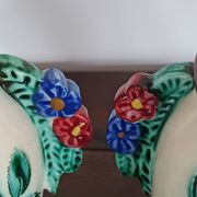 Paire de vases à oreilles Cerart Monaco 1950/1960