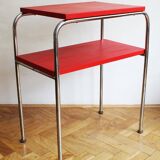 1930's Modernist Tubular Side Table model R 7 by Slezak