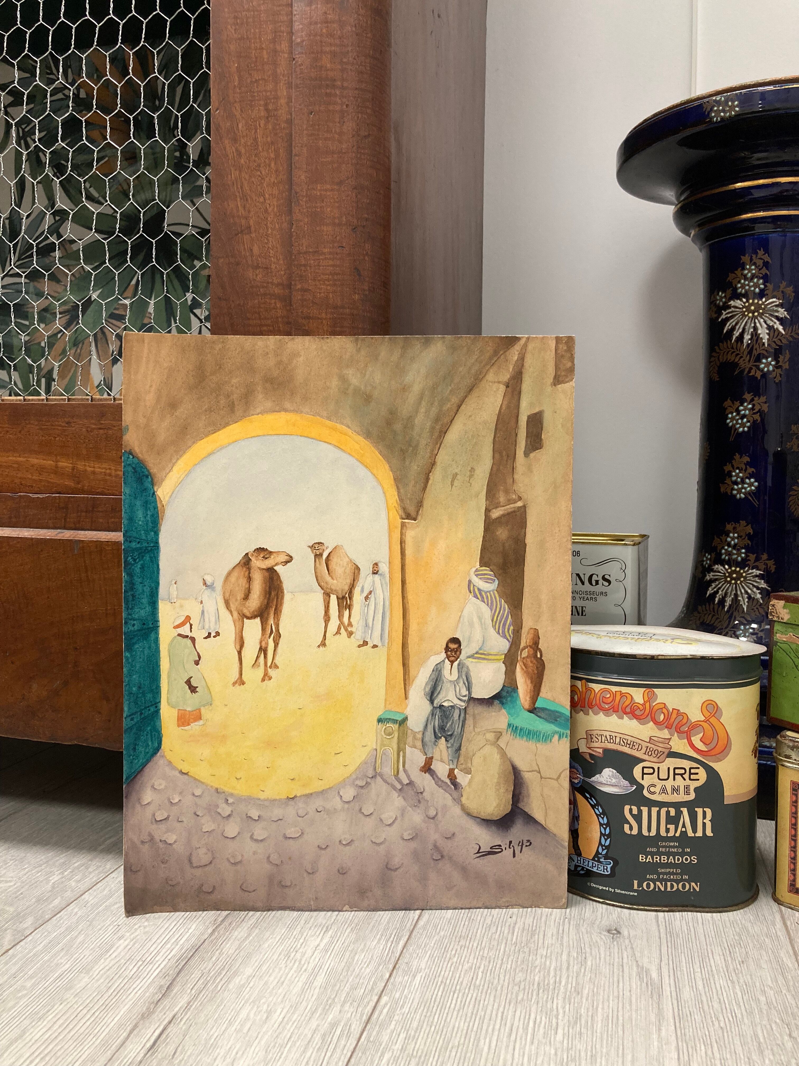 Aquarelle vintage
