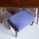 Pair of vintage purple stools from the mid-century, Edmund Homa, 1960s.