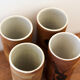 Set of 4 ceramic cups Poterie de la Colombe