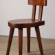 Chaise en acajou par Christian Durupt - Méribel - 1960