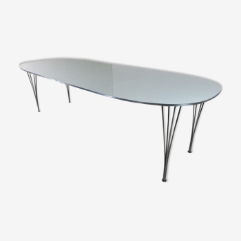 Table de salle à manger Ellipse extensible par Piet Hein pour Fritz Hansen 1990s