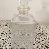 Vintage glass whiskey decanter