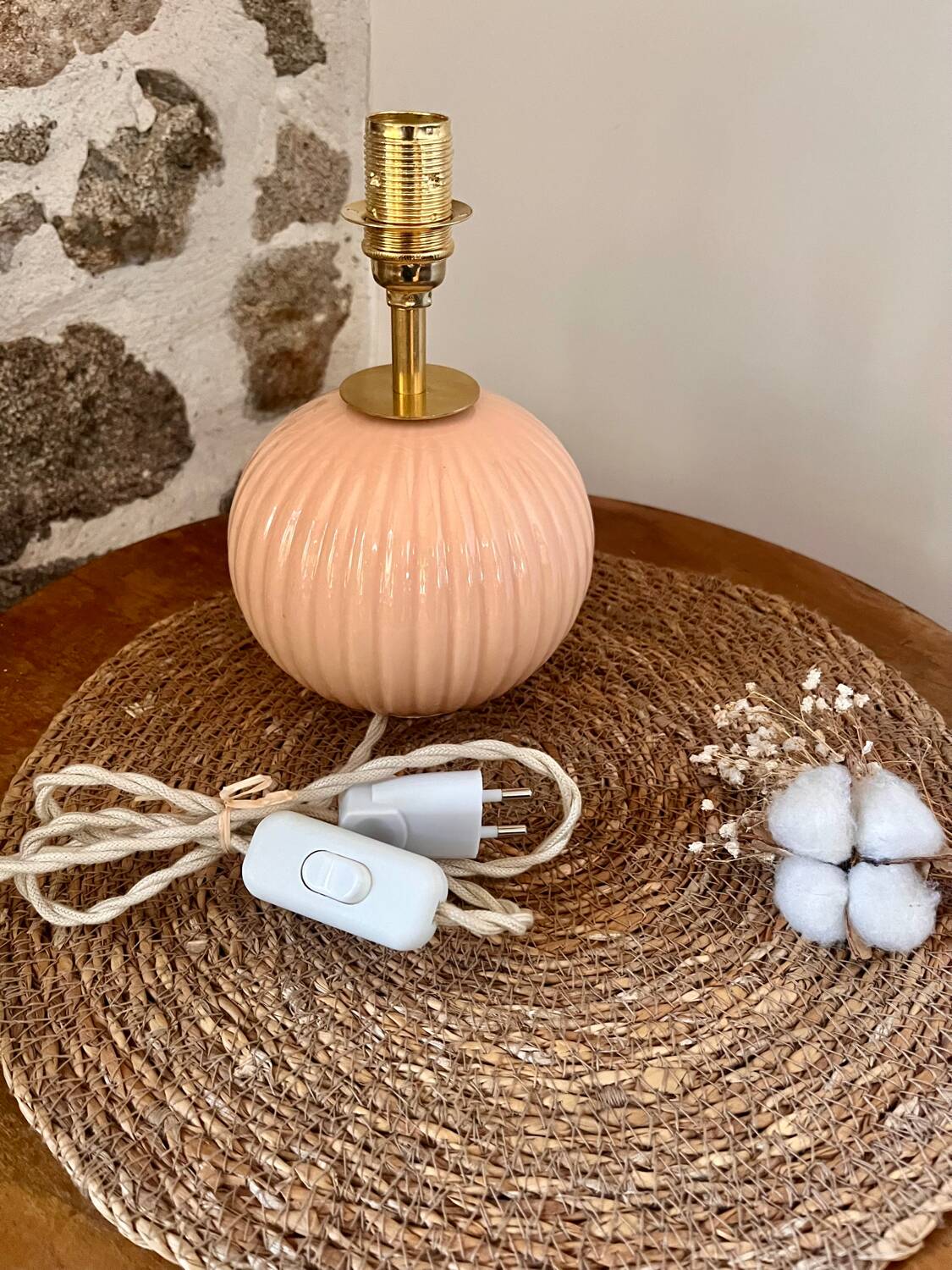 Restored vintage lamp