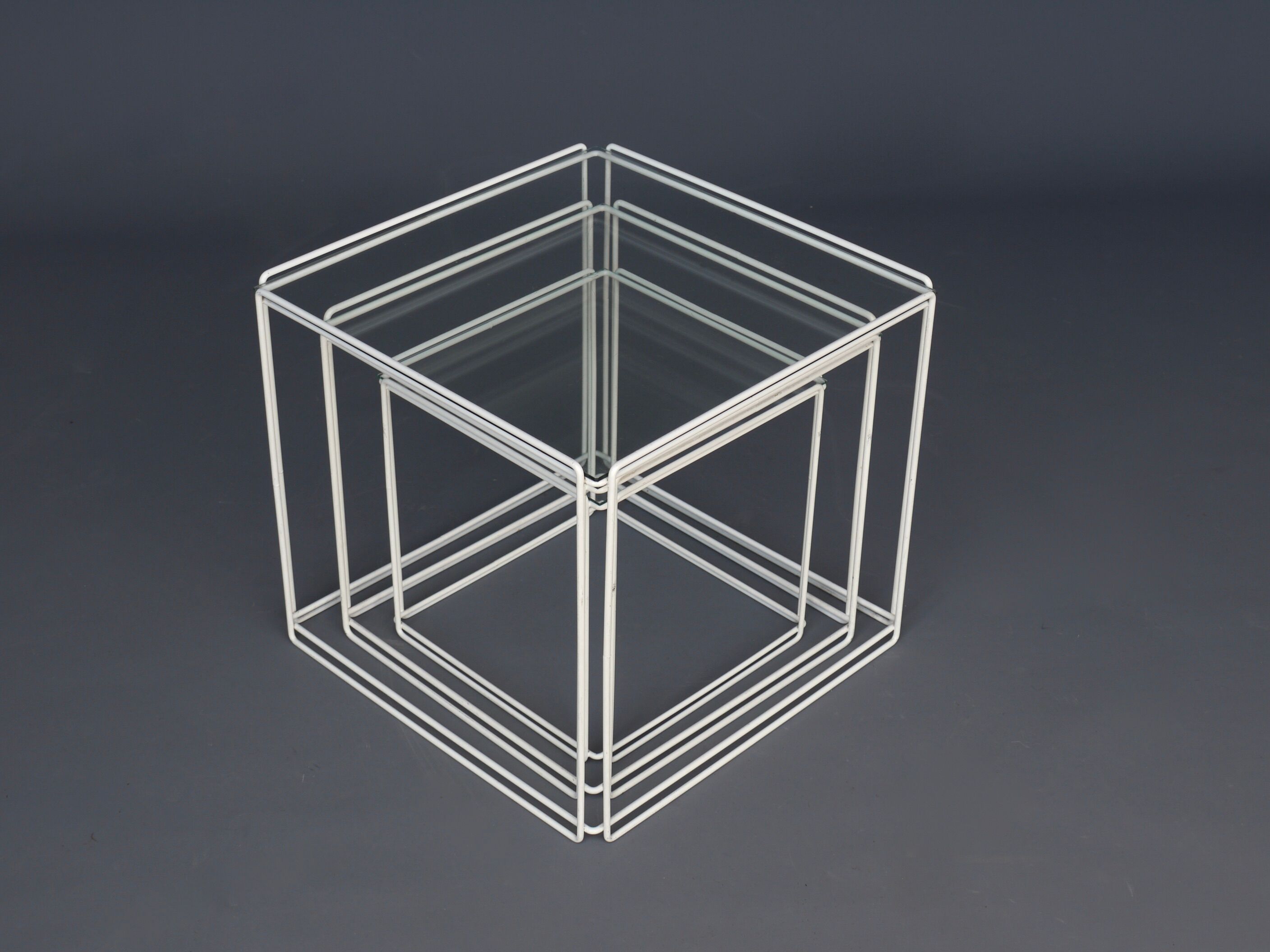 Vintage Isocele Nesting Tables by Max Sauze 1970s