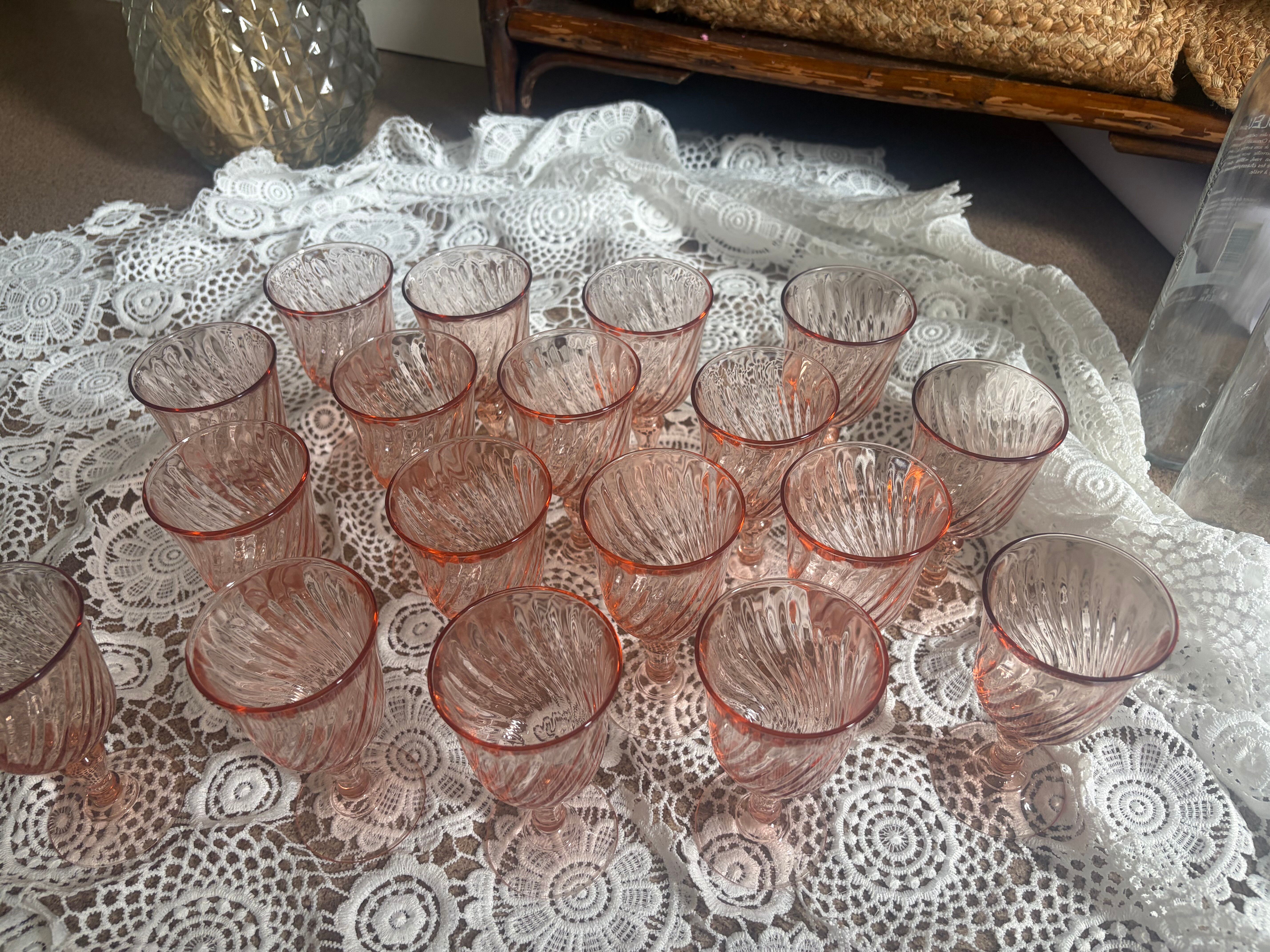 Verres à liqueur Rosaline