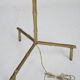 Mid-Century Italian Solid Brass Faux Bamboo Floor Lamp, 1960s