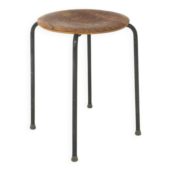 Tabouret scandinave en teck, Suède, 1960 — Beyit