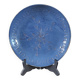 Vintage cobalt blue glazed stoneware plate