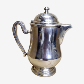 Italian hotel teapot made of silver metal