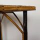 Table en bois et rotin 1920