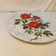 Vintage glazed ceramic cake plate signed ZINGARO - Italy 1960s