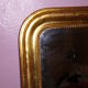 Golden mirror - 138x92cm