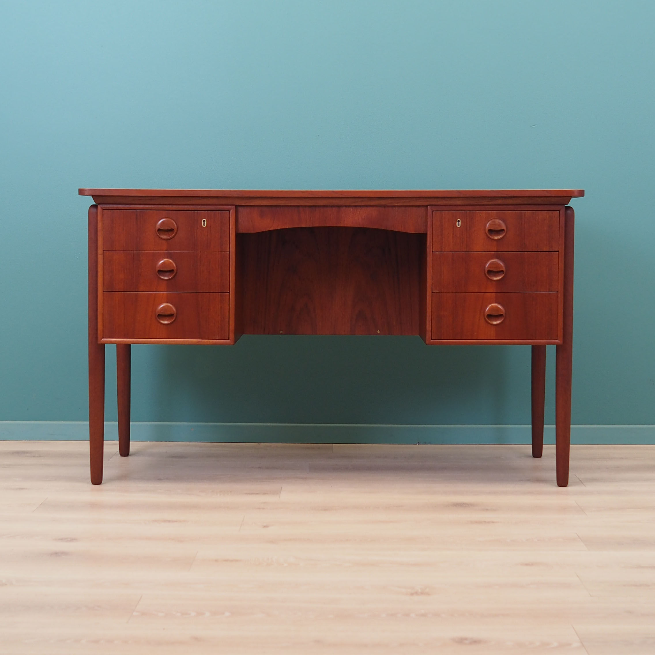 Teak desk, Danish design, 60s, made in Denmark