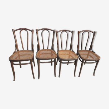 Série 4 chaises bistrot 1885 Thonet N°56
